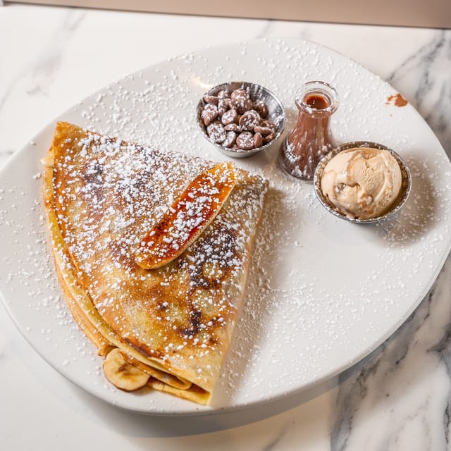 Banana Hazelnut Crêpe.