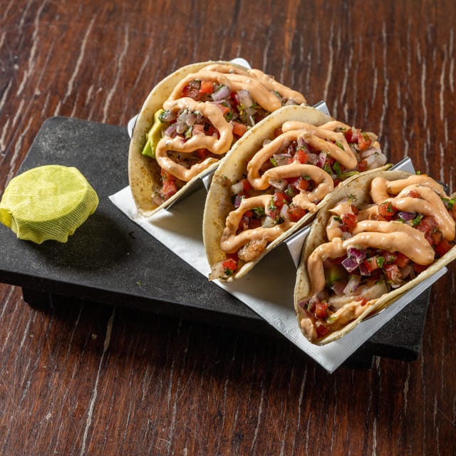 Shrimp Tacos.