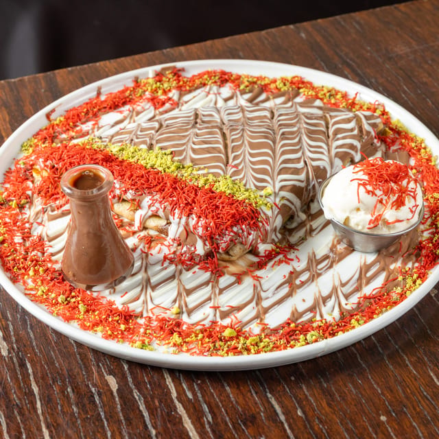 Chocolate Dubai Crêpe.