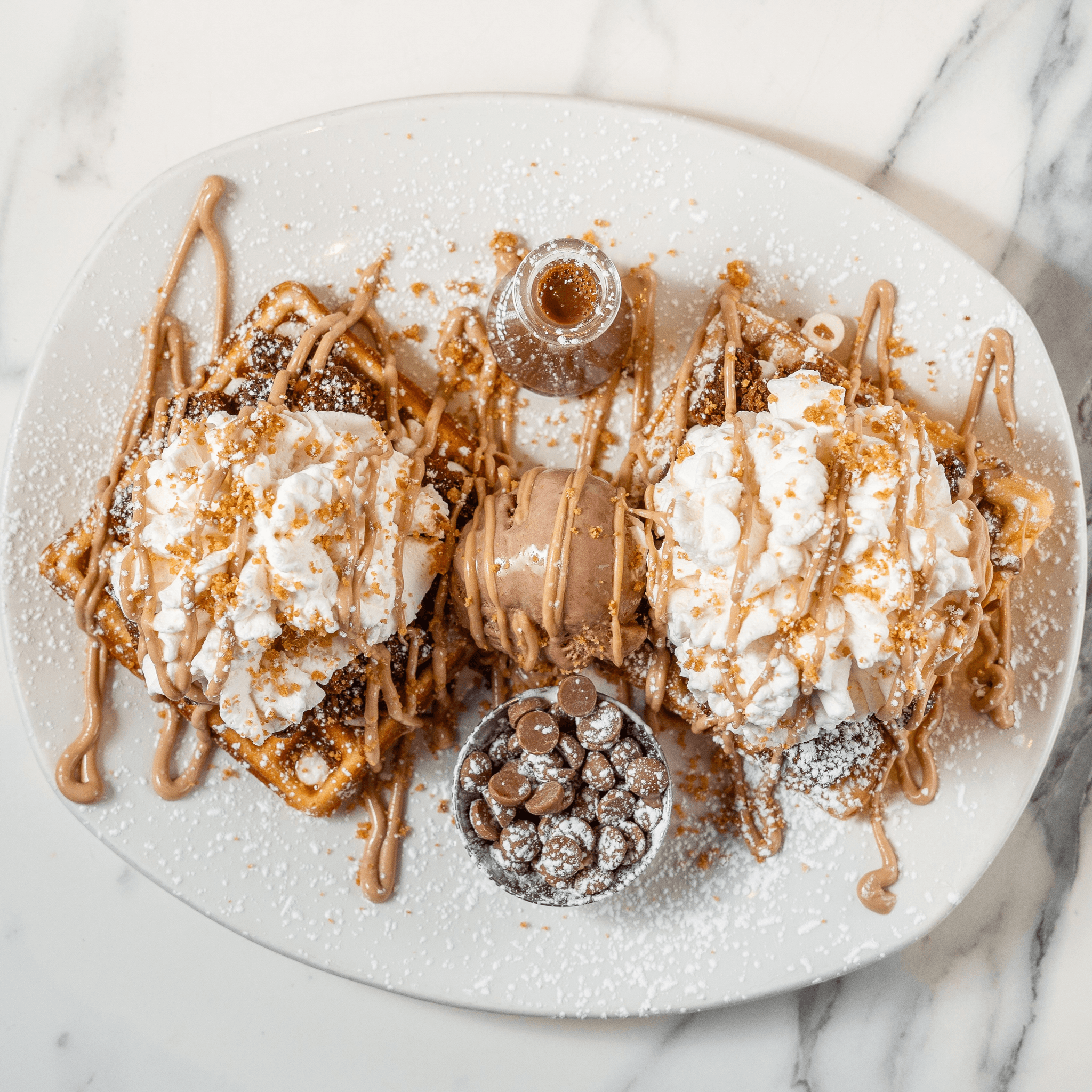 Milky Hazelnut Waffle.