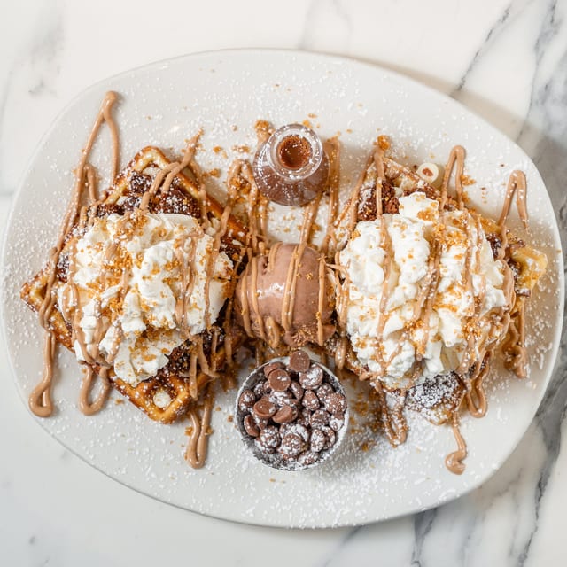 Milky Hazelnut Waffle.
