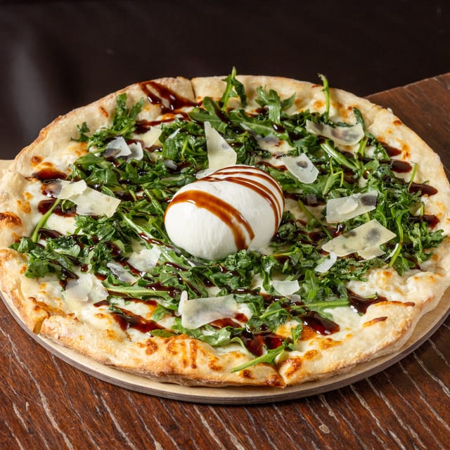 Burrata Pizza.