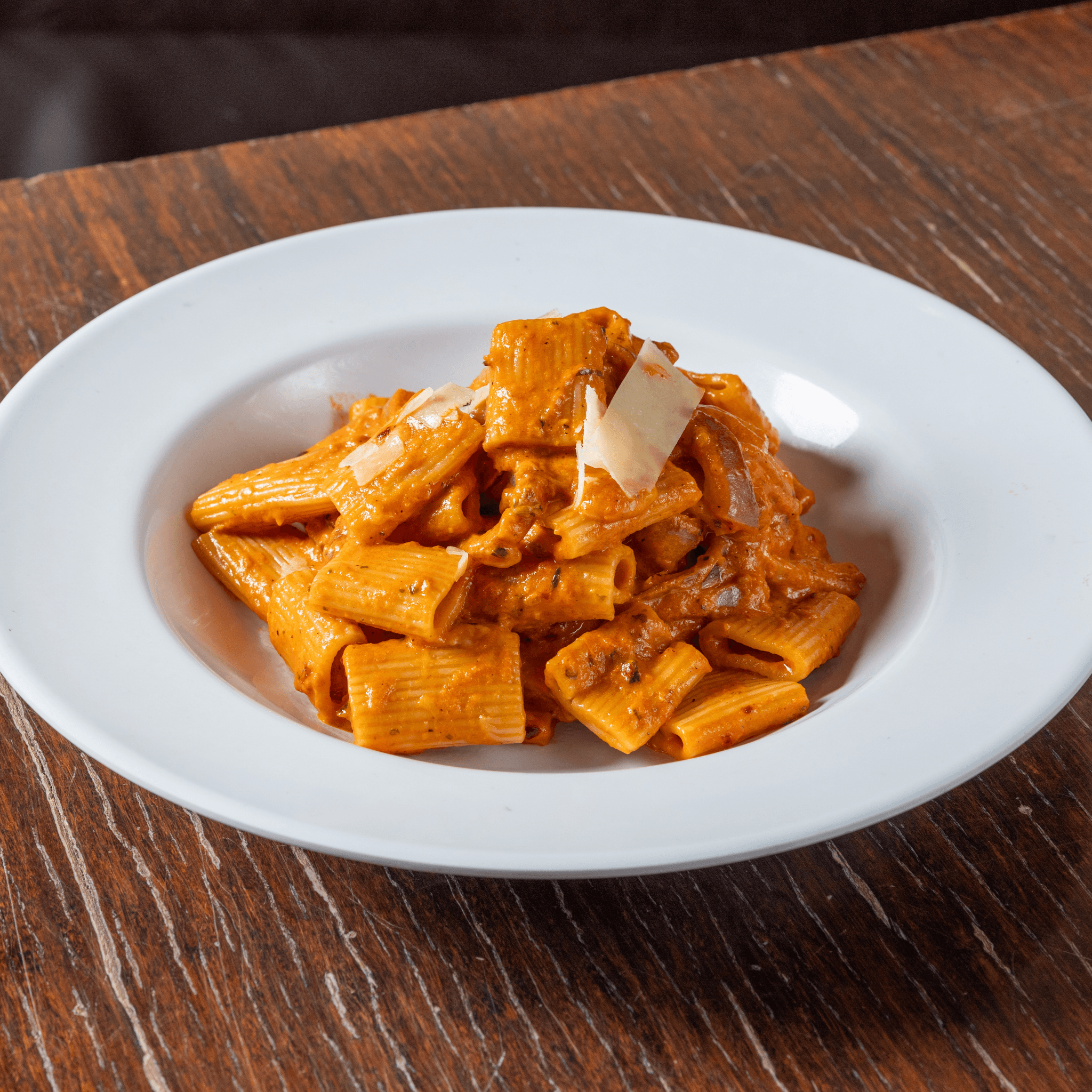 Spicy Rigatoni Vodka.