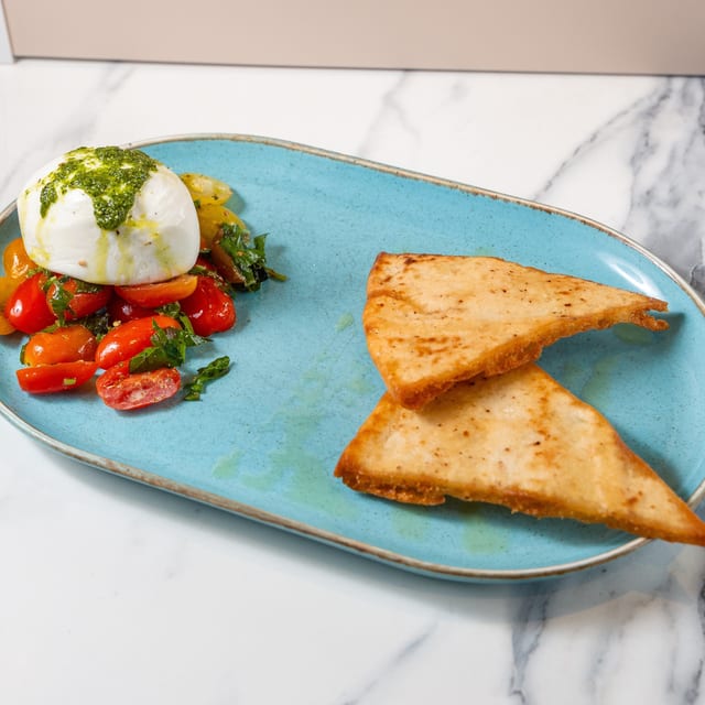 Burrata Caprese.